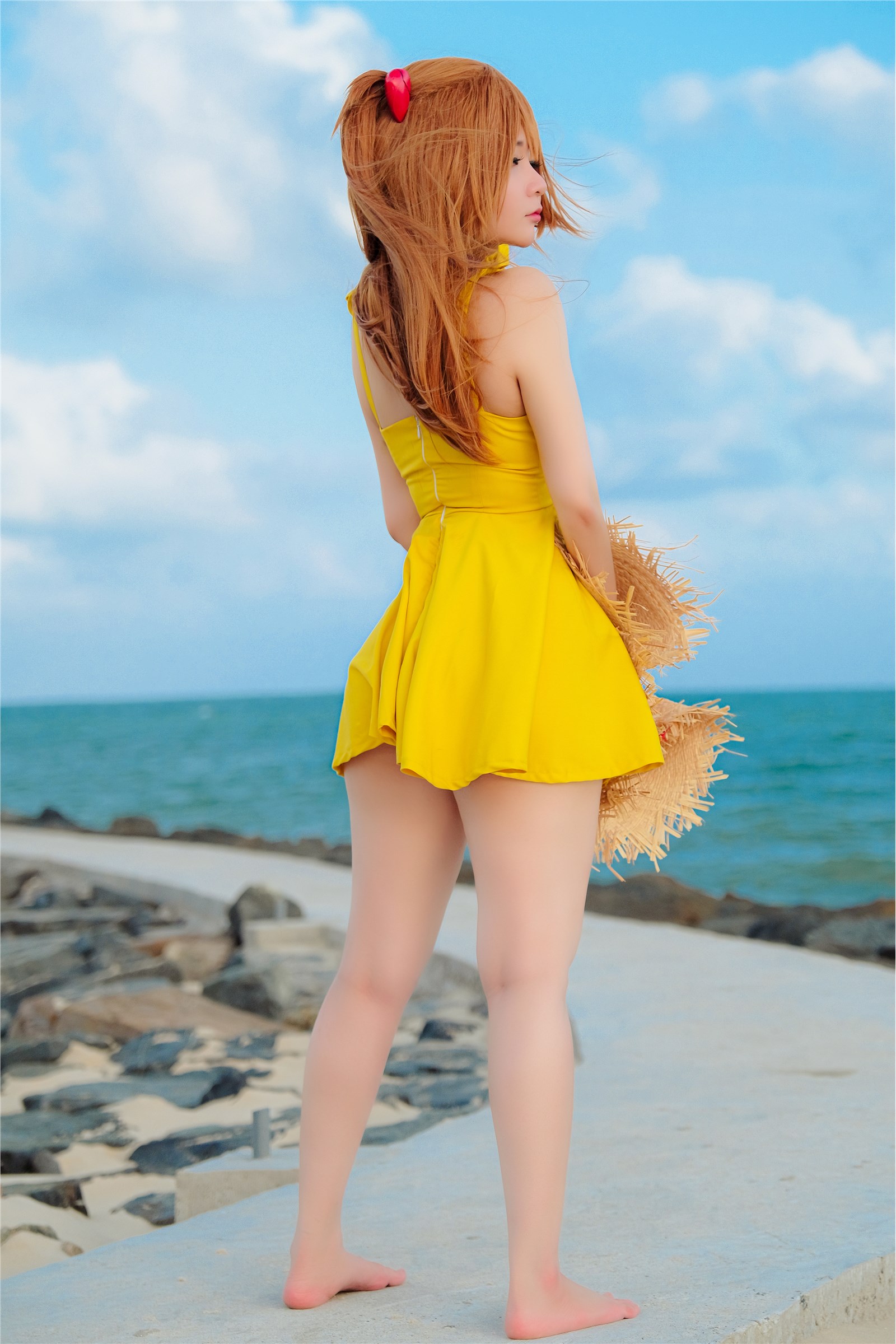 Potato Godzilla NO.060 Asuka Yellow Dress(7)